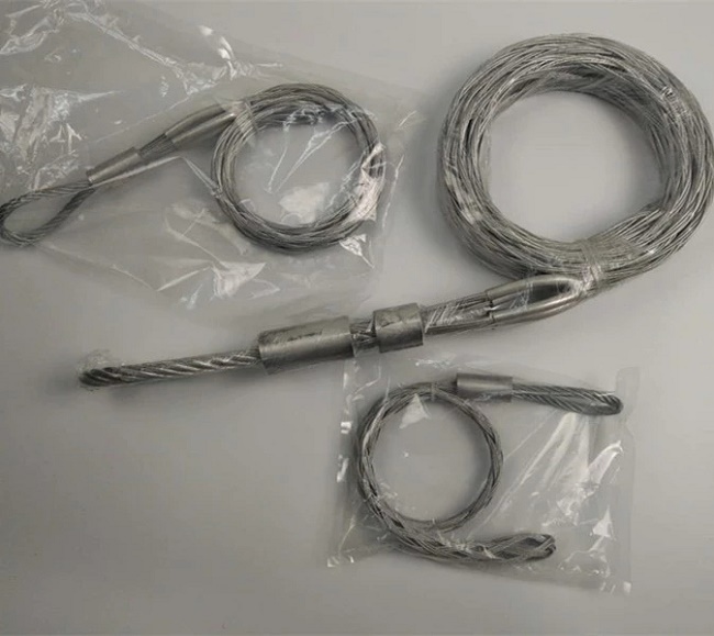 Кабель 20 KN стальной электрический вытягивая тип кабельные чулоки 1 инструментов одиночный главный