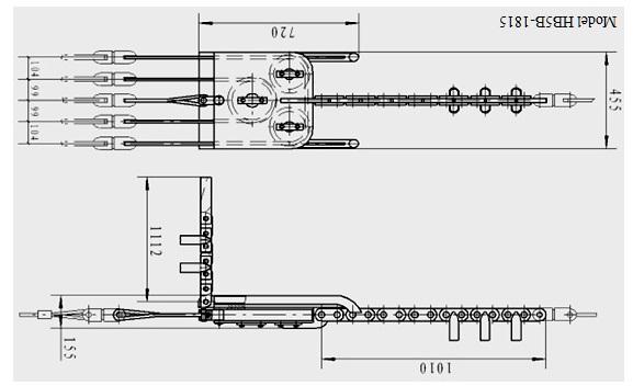 Передающая линия SZ4A шнуруя доски бега инструментов на 4 проводника 0 пачки