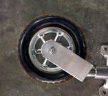 колесо жокея трейлера стальной оправы перемещения 750kg 250mm резиновое