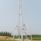 Башня передачи опоры решетки стали гнева 110KV 132KV
