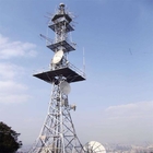 Само- поддерживая башня места клетки телекоммуникаций Q235 Q345 стальная для передачи сигнала