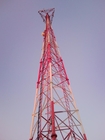 Башня трубчатой радиосвязи ISO 1461 ASTM A123 HDG стальная