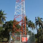 башня угловое гальванизированное Sst 49m радиосвязи 3leg 4leg стальная