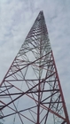башня Q345 радиосвязи 60m горячая окунутая гальванизированная стальная