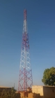 Радиосвязи 4 башня угловых 90meters ноги стальная гальванизировала