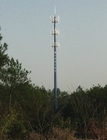 Башня антенны GSM телекоммуникаций стальная Monopole с гальванизированный