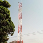 Горячее погружение Q235 гальванизировало стальную башню для радиосвязи RDU RDS