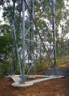 Башня антенны 3 или 4 стальных телекоммуникаций решетки трубчатых мобильная шагающие
