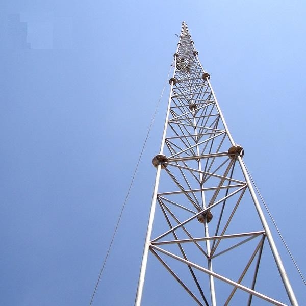 Гальванизированная стальная трубчатая башня телекоммуникаций решетки 25m