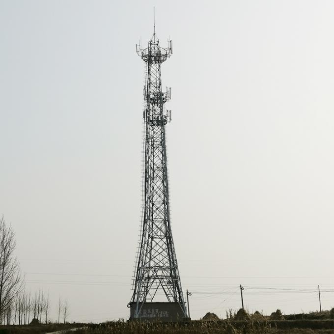 Гальванизированной башня радиосвязью оттяжки антенны Q355/Q255 стали