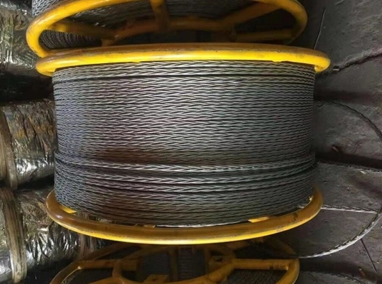 веревочка стального провода 20мм анти- переплетая для 3 связанных проводников шнуруя передающую линию