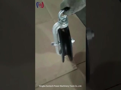 Натяжной блок шкива проволочного троса с круглым ремнем надземной линии