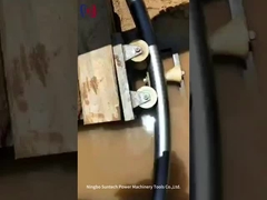 Трехколесный кабельный ролик с углом 10KN для строительства линий передачи