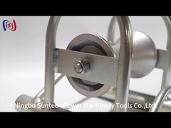 Упорный на удары подпольный кабельный ролик с нейлоновой алюминиевой оболочкой