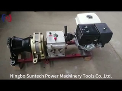 Компактная легкая портативная лебедка с приводом от вала для аварийно-спасательных операций