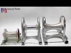 Катушка кабельная роликовая стальная для заземления из алюминиевого сплава ISO, прямая линия