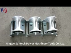 Инструменты для протяжки кабеля: три нейлоновых ролика для направления кабеля при подземных работах