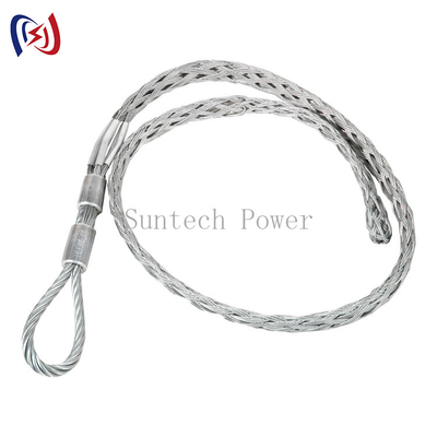 качество  80kn Wire Rope Pulling Conductor ACSR Cable Mesh Socks фабрика