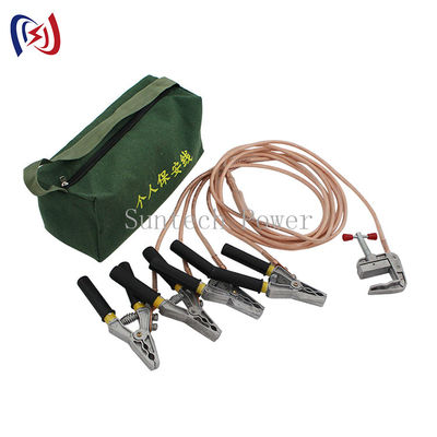 Качество  Three phase 25mm Plug Construction Earth Wire Personal Grounding Wire Safety Tools фабрика