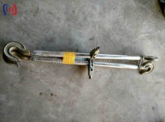 качество  Heavy Duty Dual Hook Steel Turnbuckle for Precise Tensioning with 5-100KN Rated Load on Transmission Tower Guy Wires фабрика