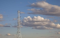 Гальванизированная башня передачи энергии Q345B A572 стальная