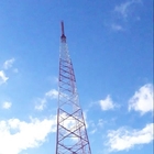 Башня угловых 100m телекоммуникаций ТВ стальная с горячим гальванизированным погружением