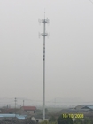 Высокая светлая сталь Q235 Q420 башни рангоута телекоммуникаций строительной площадки