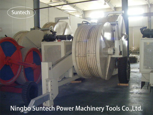 Нейлон передающая линия 2X55/1X100 Bullwheel MC шнуруя Tensioner пулера кабеля оборудования