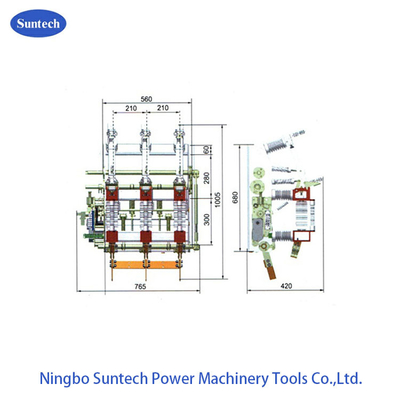 Переключатель перерыва нагрузки вакуума 10KV IEC 60420 высоковольтный