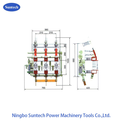 Переключатель перерыва нагрузки вакуума 10KV IEC 60420 высоковольтный