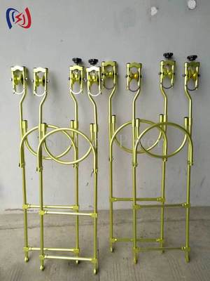 Профессиональные тележки для осмотра подвесных веревочных лестниц длиной 1-1,8 мм и весом 4,5-8 кг для технического обслуживания линий электропередач с повышением стабильности на 35%