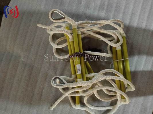 Легкая изолированная канатовая лестница с нейлоновой канатой для технического обслуживания электрической подстанции