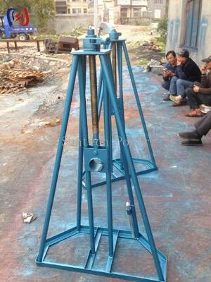 Heavy Duty Simple Reel Stand with Secure and Stable Support for 10-50KN Rated Load Cable Reels