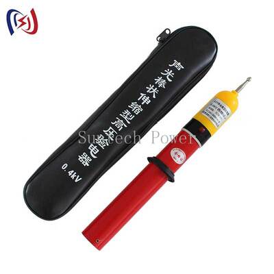 Электроскоп высокого напряжения для испытаний живых линий с номинальным напряжением 10-500 КВ и бесконтактной работы для четкого указания напряжения