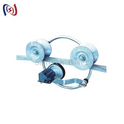 Портативное устройство для измерения длины проводника для полевых работ с максимальным диаметром кабеля 50 мм