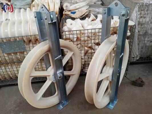 Тяжелый блок для натяжения серии 660 для высоковольтного протягивания проводников большого диаметра