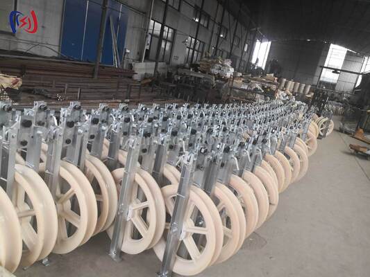 Тяжелый блок для натяжения серии 660 для высоковольтного протягивания проводников большого диаметра