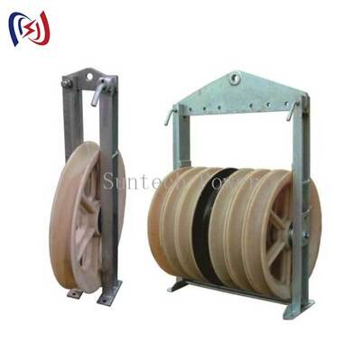 Высокопроизводительный стринговый блок серии 916 с нейлоновой лопатой MC для установки проводников на линиях передачи 50-150 КН