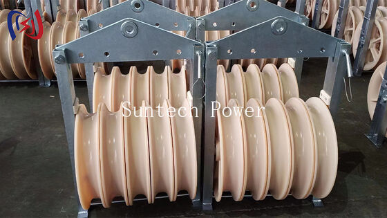 Блок натяжки серии 1040 для высоконапряженного тягания проводников передачи большого диаметра