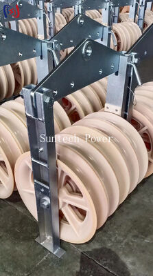 Блок натяжки серии 1040 для высоконапряженного тягания проводников передачи большого диаметра