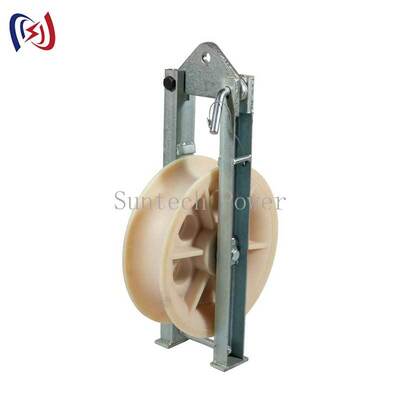 Профессиональный блок для натяжки с одним лопатом с номинальной нагрузкой 5-20KN и алюминиевым лопатом для натяжки легких воздушных проводников