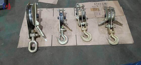 Инновационный подъемный механизм с двусторонним открытием и двойным шкивом для номинальной нагрузки 100 кН