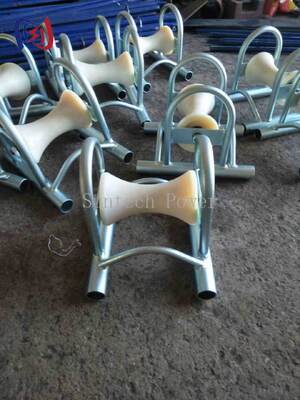 Наземный ролик кабеля номинальной нагрузки 5KN с литой алюминиевой носителем для подземной установки