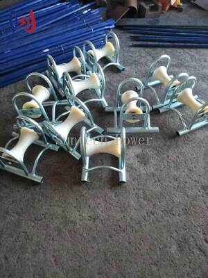 Наземный ролик кабеля номинальной нагрузки 5KN с литой алюминиевой носителем для подземной установки