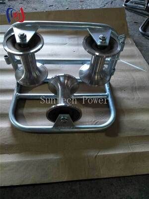 Профессиональный треугольный ролик для защиты от 90 градусов изгиба с номинальной нагрузкой 10KN и коррозионно-устойчивым дизайном