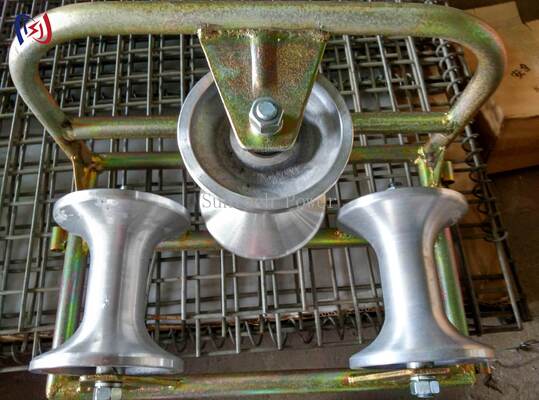 Профессиональный треугольный ролик для защиты от 90 градусов изгиба с номинальной нагрузкой 10KN и коррозионно-устойчивым дизайном