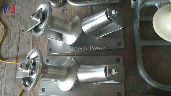 Кабельный поворотный ролик с номинальной нагрузкой 10 КН с односторонней структурой для подземных операций по вытягиванию кабеля