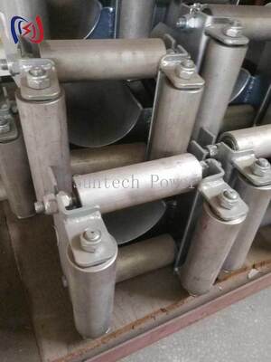 Профессиональный кабельный ролик с диаметром кабеля 180 мм, номинальной нагрузкой 20 КН и коррозионно-устойчивым дизайном для подземной установки