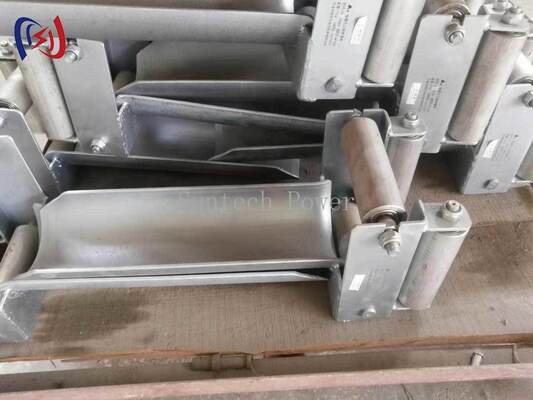 Профессиональный кабельный ролик с диаметром кабеля 180 мм, номинальной нагрузкой 20 КН и коррозионно-устойчивым дизайном для подземной установки