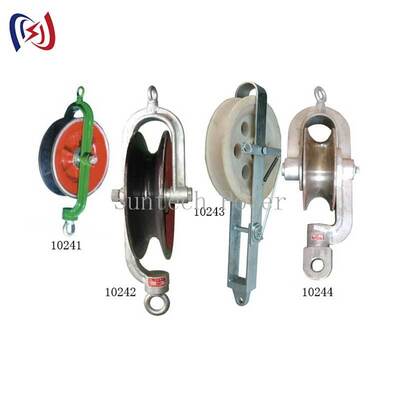 Профессиональный блок проволоки с номинальной нагрузкой 10-40KN и алюминиевым щитом для безопасного закрепления на линиях электропередачи